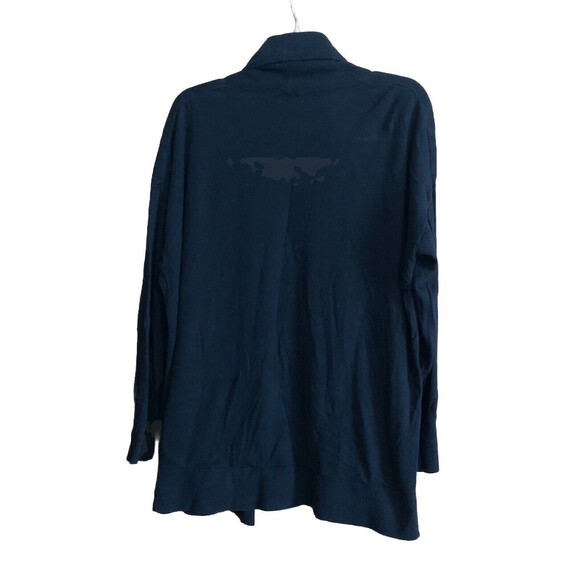 Halogen For Encore Cashmere Blend Open Front Cardigan Black Size 1X - Picture 2 of 14